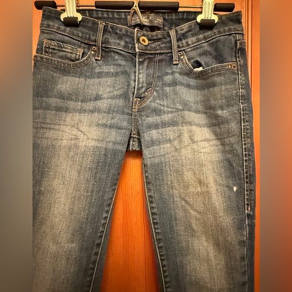 Levi's Blue Skinny 531 Jeans with Studded Pocket - Picture 2 of 7